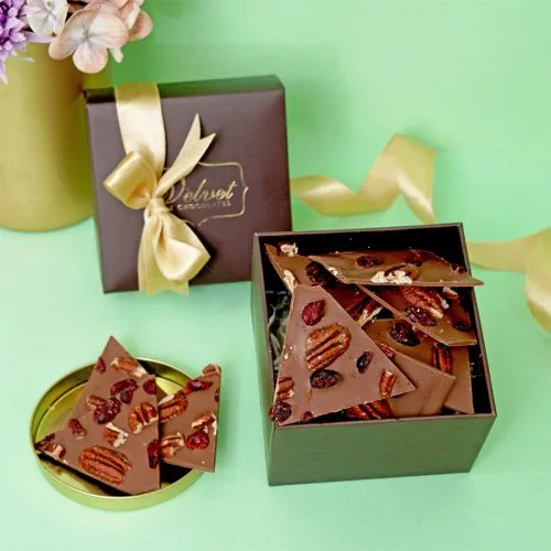 Luxurious Pecan Bark Chocolate Gift Pack