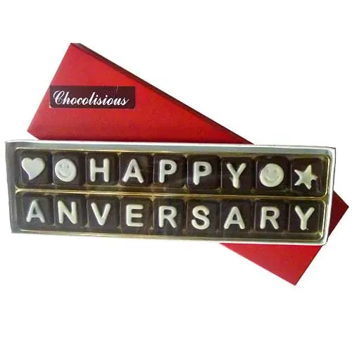 Yummy Happy Anniversary SMS Chocolates for Your Sweetheart