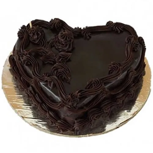Deliver Heart-Shaped Chocolate Cake