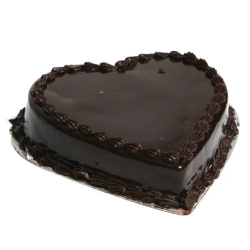 Buy Heart-Shaped Choco Truffle Cake