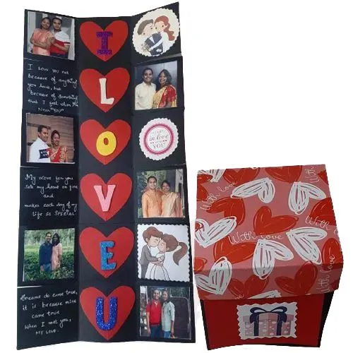 Awesome Love Infinity Personalized Explosion Card	