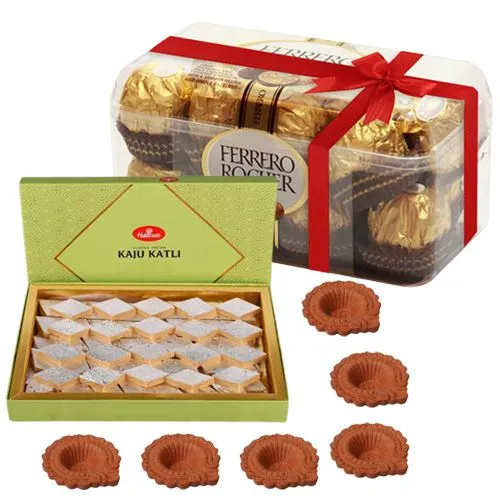 Classic Sweet N Choco Combo with Diya Classic Sweet N Choco Combo with Diya