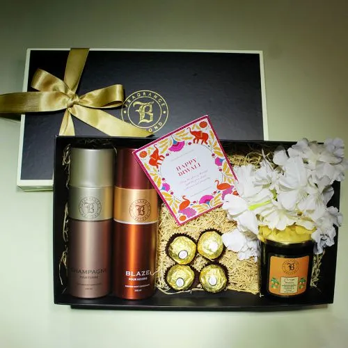 Blaze  N  Champagne Deo Gift Box Delights