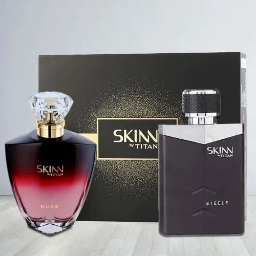 Send  Skinn Nude and Steele Fragrances Pair