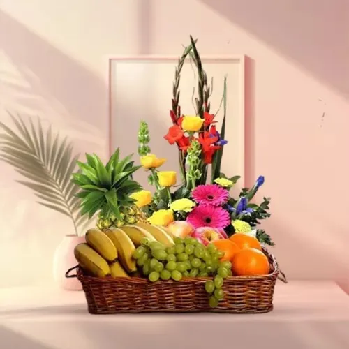 Send Online Fresh Fruits and Pretty Flowers