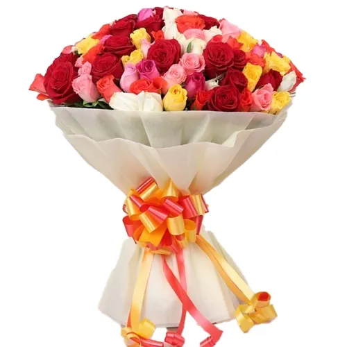 Buy Mixed Roses Bouquet Online