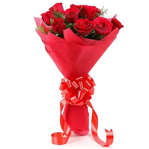 Gift Bouquet of Red Roses Online