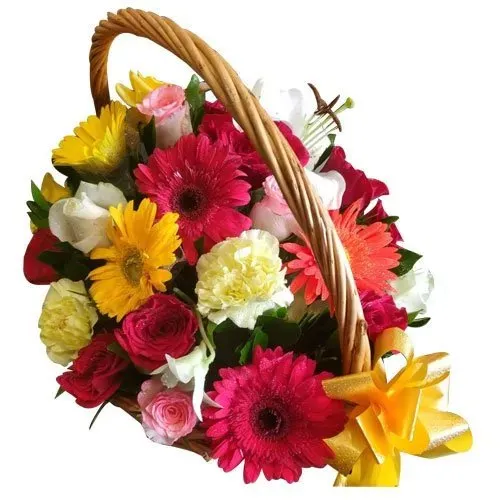 Deliver Basket of Assorted Flowers
