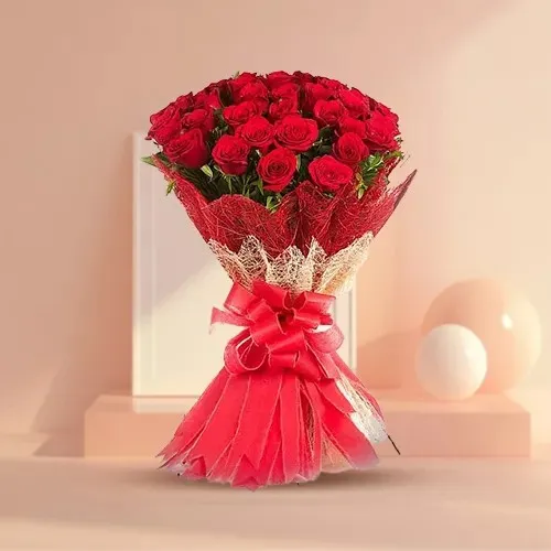 Online Bouquet of Red Roses
