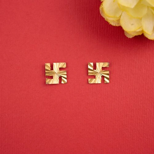 Elegant Swastik Design Earrings Gift
