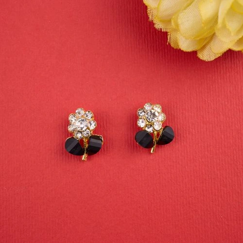 Charming Floral Stone Earrings