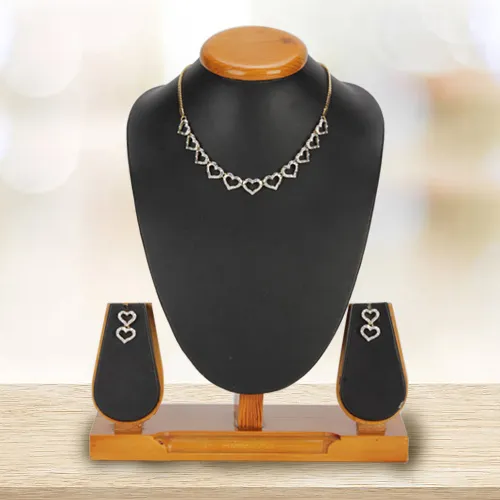Shop for Heart Necklace and Earring  Set from Avon