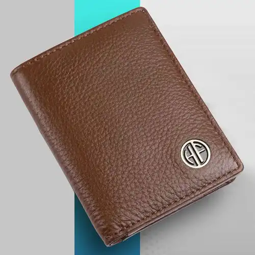 Fancy Leather RFID Protected Bi Fold Wallet