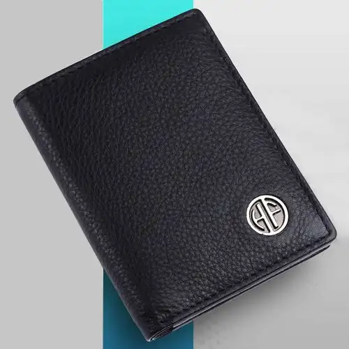 Classic Leather RFID Protected Bi Fold Wallet