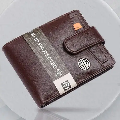 Attractive RFID Protected Leather Mens Wallet