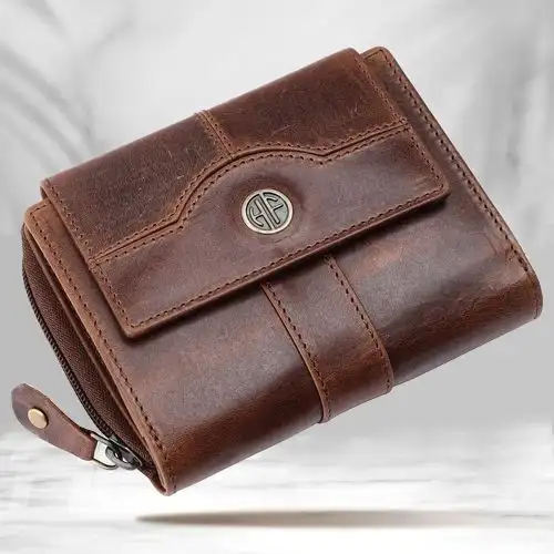 Trendy Leather RFID Protected Ladies Purse