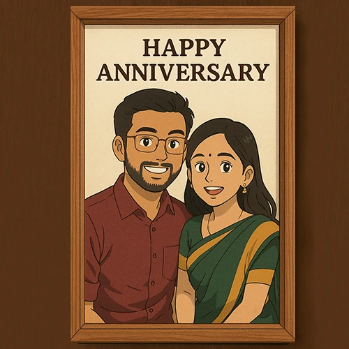 Ghibli Style - Photo Frame for Anniversary