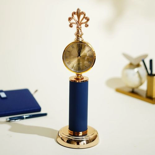 Stylish Navy Blue Corporate Gift Clock