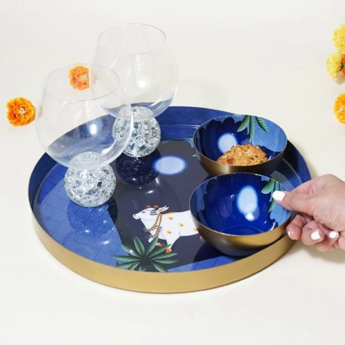 Heritage Gift Trays  N  Bowls Set