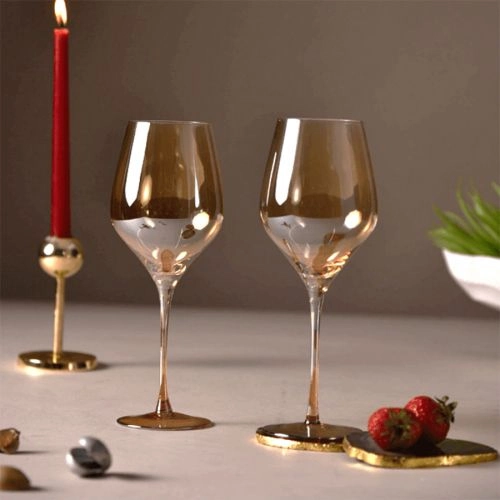 Housewarming Toast  White Wine Glass Pair