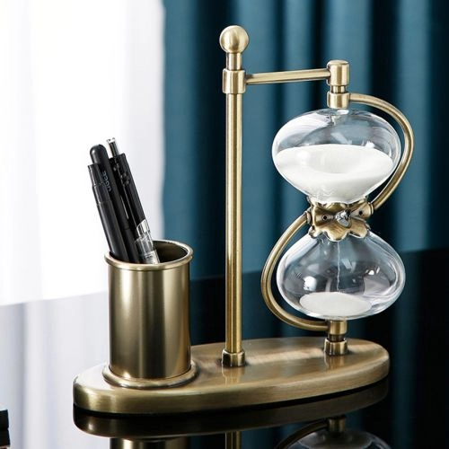 Refined Desk Decor  Hourglass Set