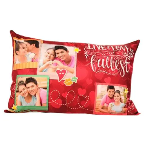 Send Rectangular Personalized Photo Cushion