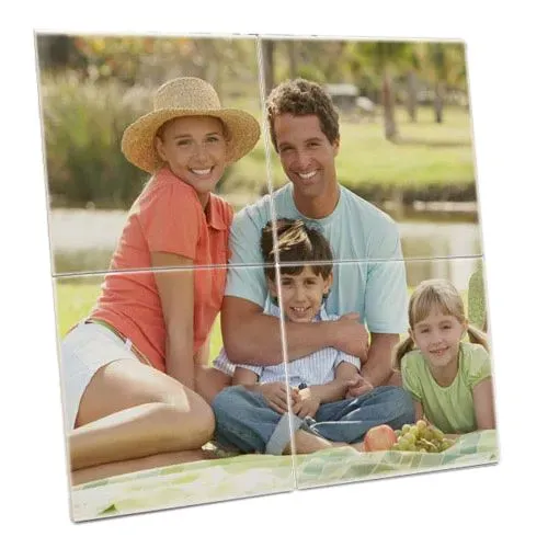 Buy Personalized Photo 4 Tile Mural Frame