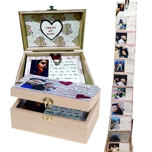 Shop for Infinity Box of Personalized Message n Photos