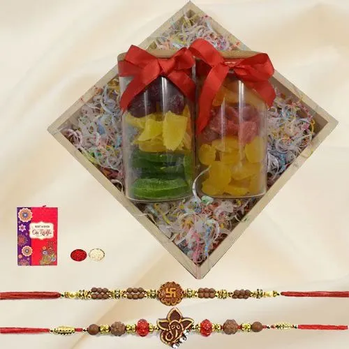 Absolute Magic Dried Fruits with Auspicious Rakhi