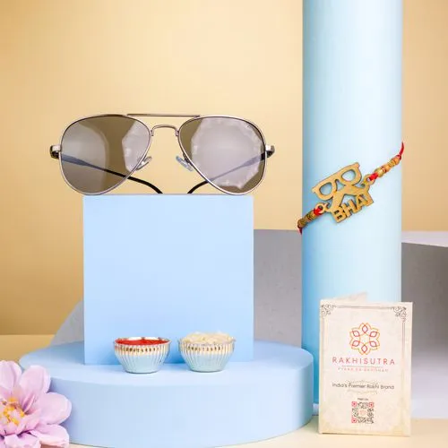 Stylish Bhai Rakhi N Aviator Sunglass Duo