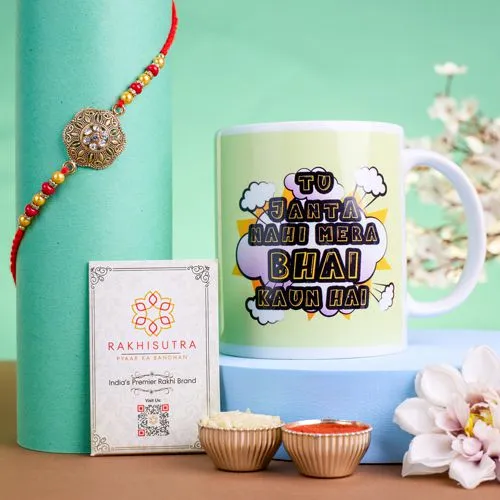 Special Raksha Bandhan Mug and Rakhi Set