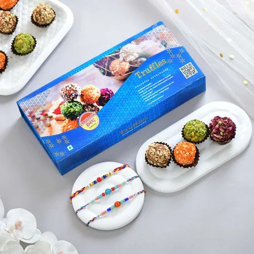 Sweet Surprises Rakhi Combo
