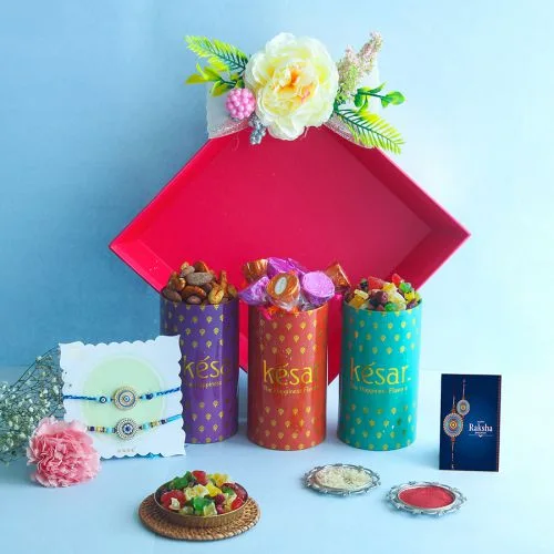 Vibrant Rakhi Celebration Gift Box