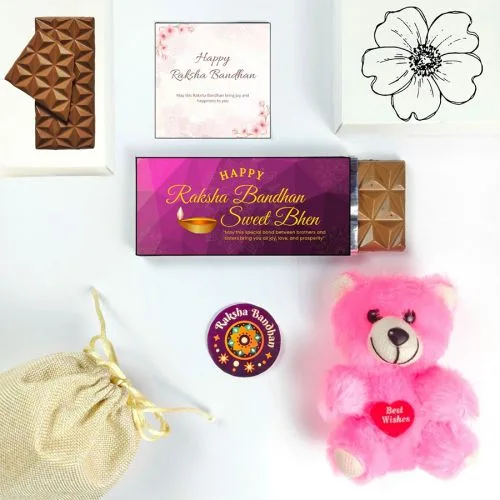 Heartwarming Rakhi Gift Combo for Sister