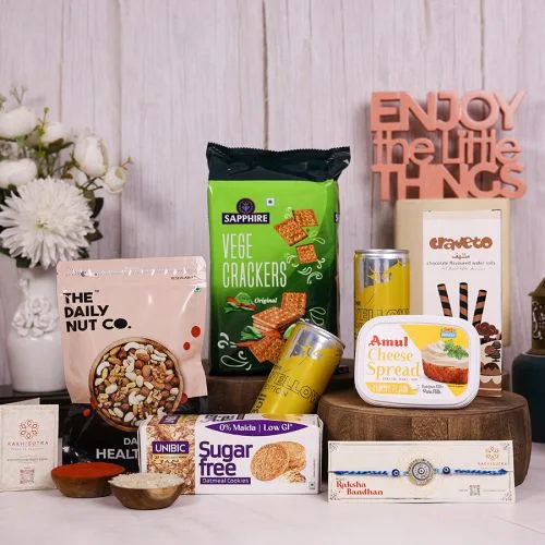 Designer Rakhi  N  Savoury Delights Box