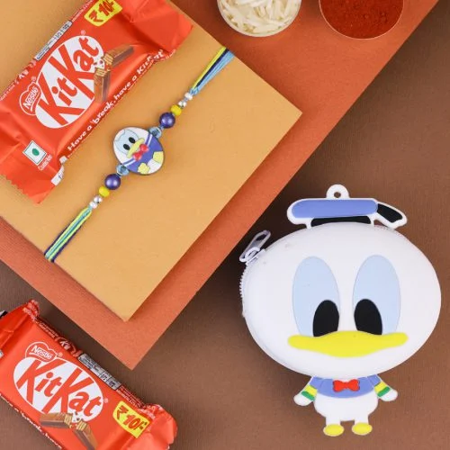Charming Donald Duck Rakhi Treats for Kids