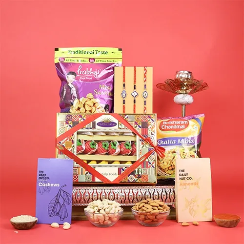 Rakhi Blessings Gift Ensemble