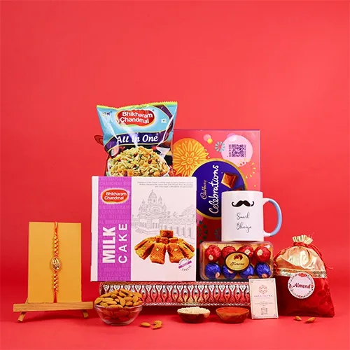 Swastik Rakhi Deluxe Gift Pack