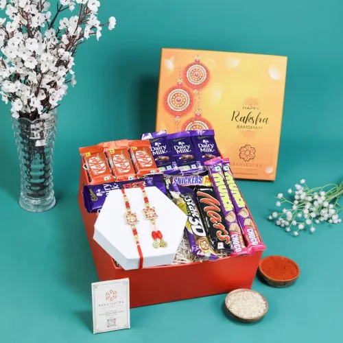 Joyful Rakhi n Chocolates Ensemble