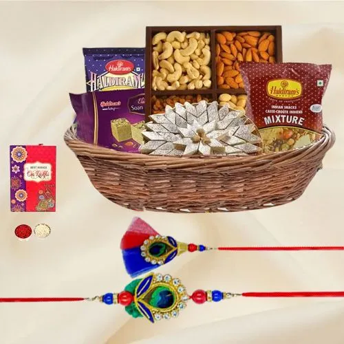 Delightful Basket of Rakhi Treat