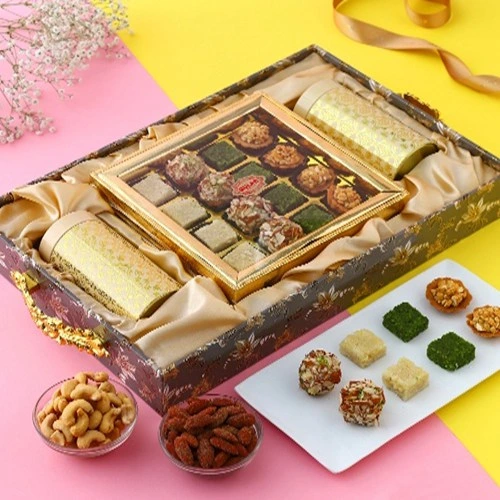 Amazing Assorted Sweets with Nuts Gift Combo