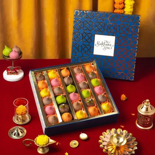 Luxury Navy Imperial Modak Gift Pack