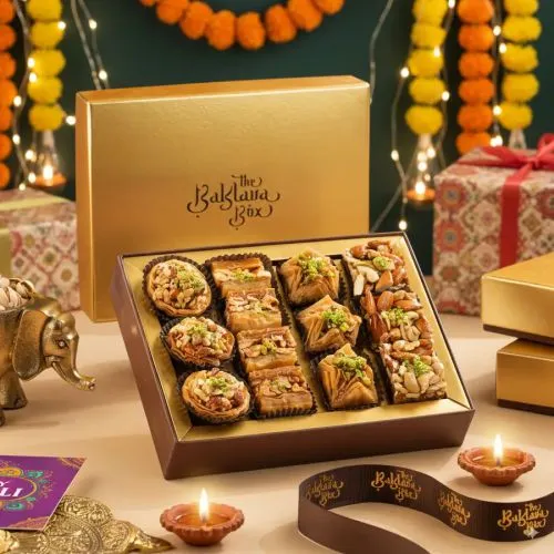 Radiant Diwali Baklava Box