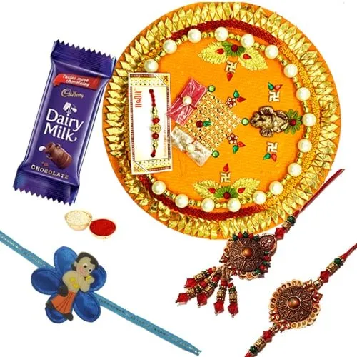 Breathtaking Rakhi Thali Combo