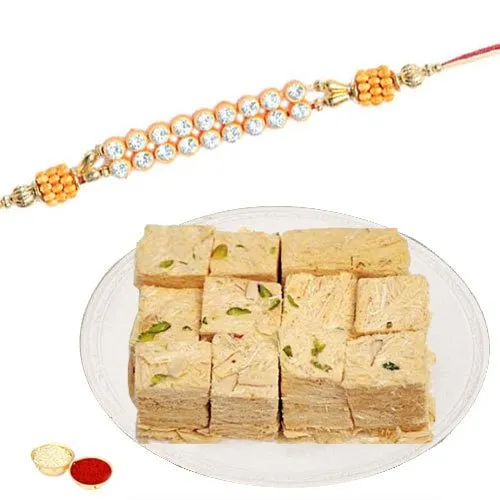 Irresistible Patisha Pack of 500 gm with 1 Rakhi