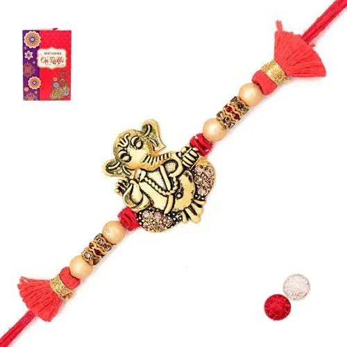 Sacred Thread Ganesha Rakhi <br>